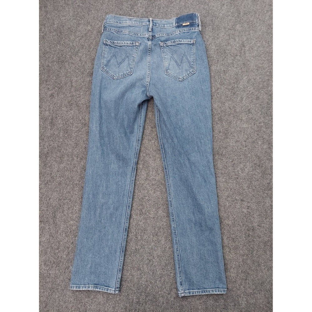 Mother Superior Jeans Womens 29 Blue Dazzler Flood Sweet Petals Medium Wash - Picture 2 of 14